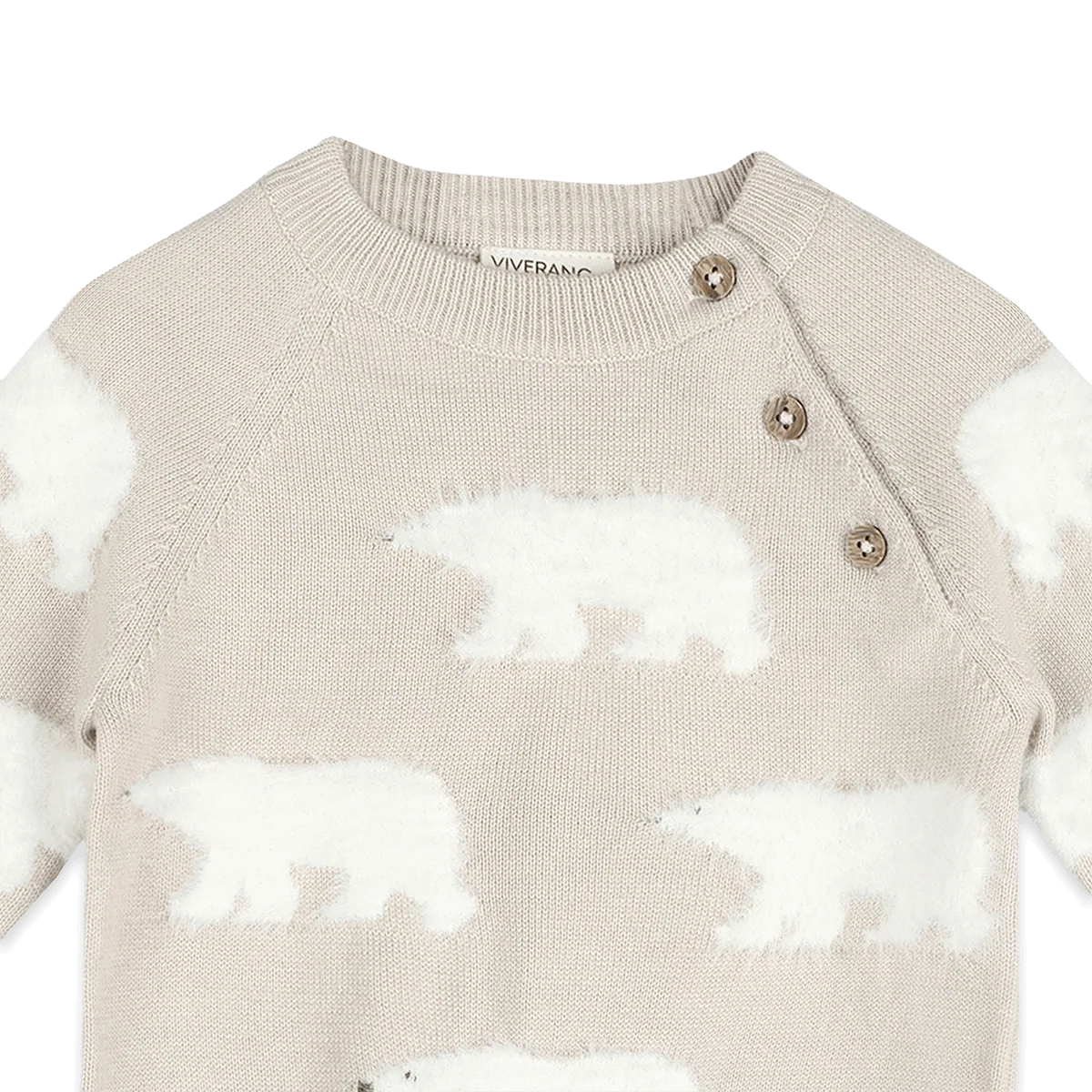 Polar Bear Baby Sweater Pullover & Pant Set (Organic Cotton)