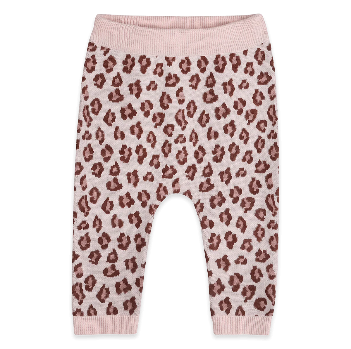 Leopard Baby Knit Cardigan & Pants (Organic Cotton)