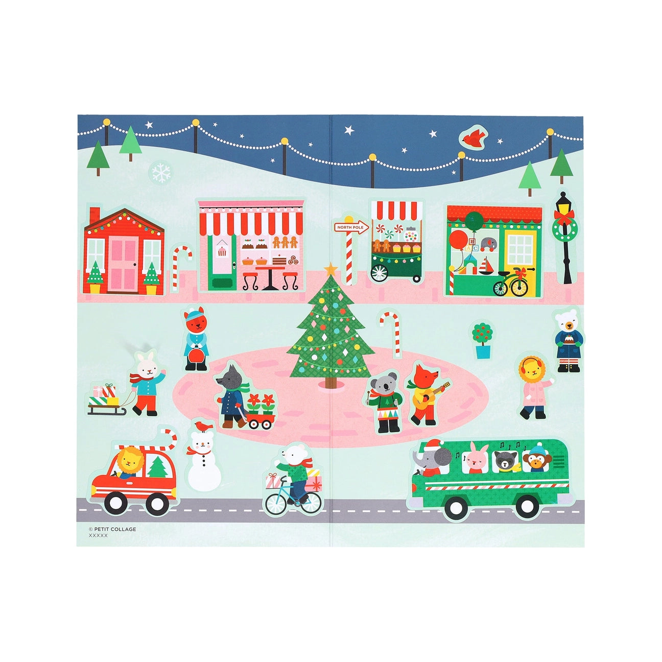 Mini Sticker Set: Christmas Town