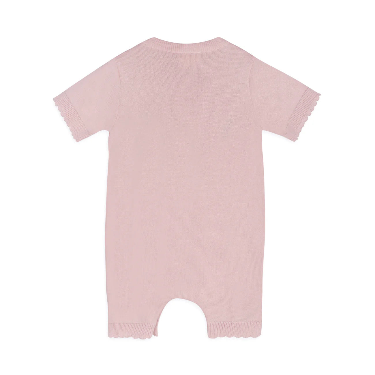 Furry Bunny Embroidered Baby Knit Romper (Organic Cotton)