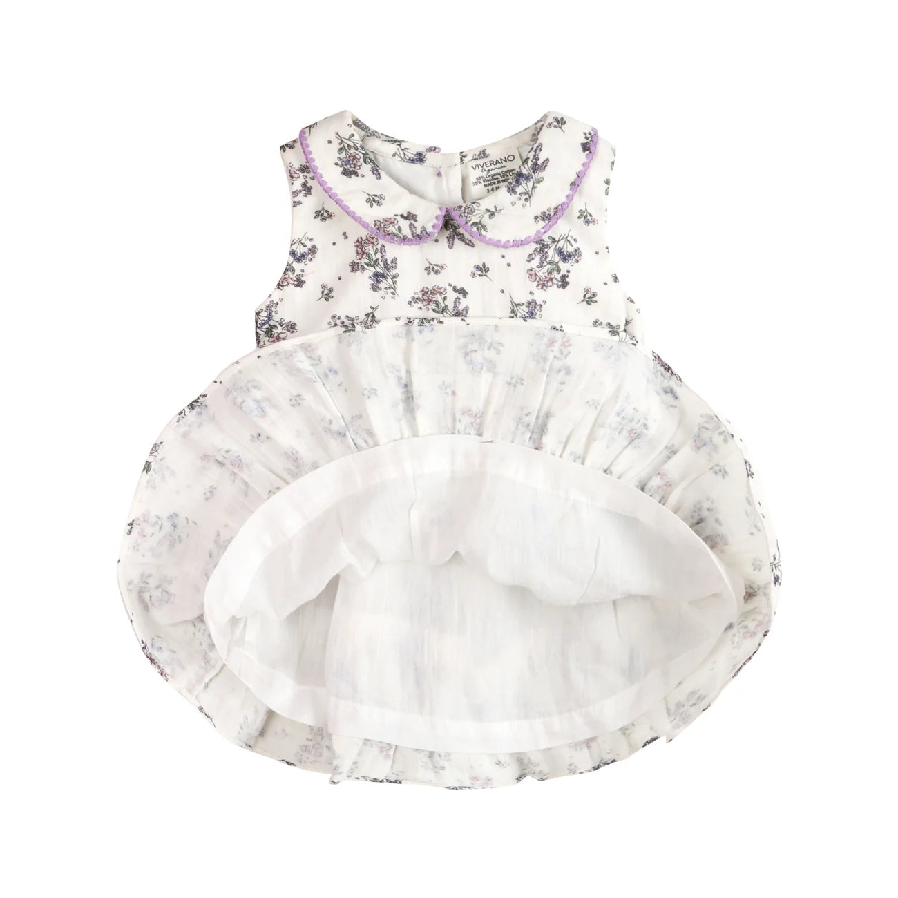Hatti Floral Baby Dress + Bloomer (Organic)
