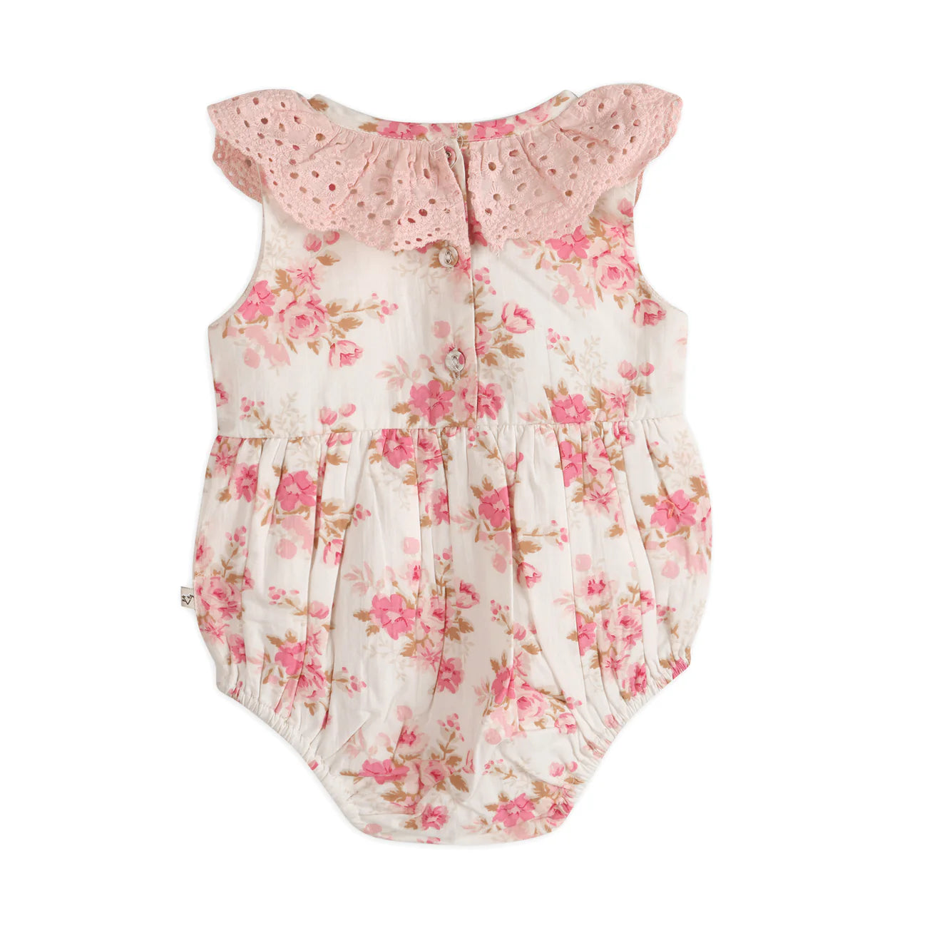 Nova Floral Baby Romper + Headband (Organic)