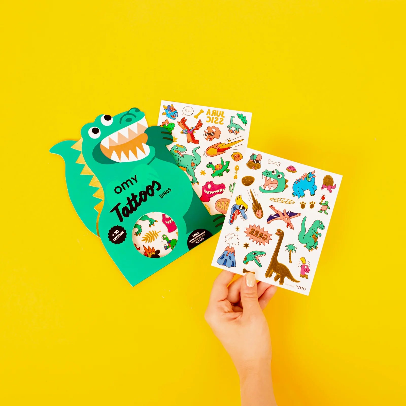 Dino Temporary Tattoos