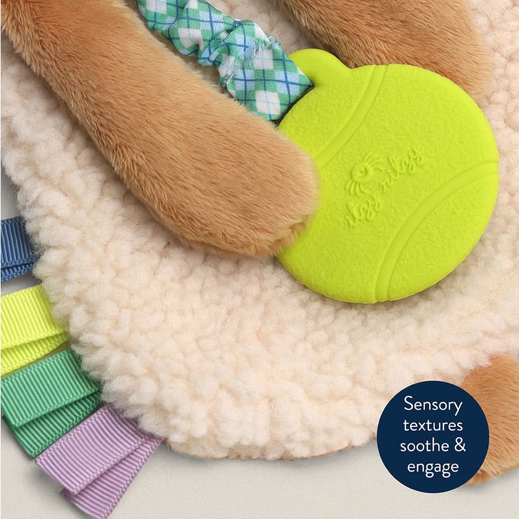 Trevor the Puppy Itzy Lovey™ Plush and Teether Toy