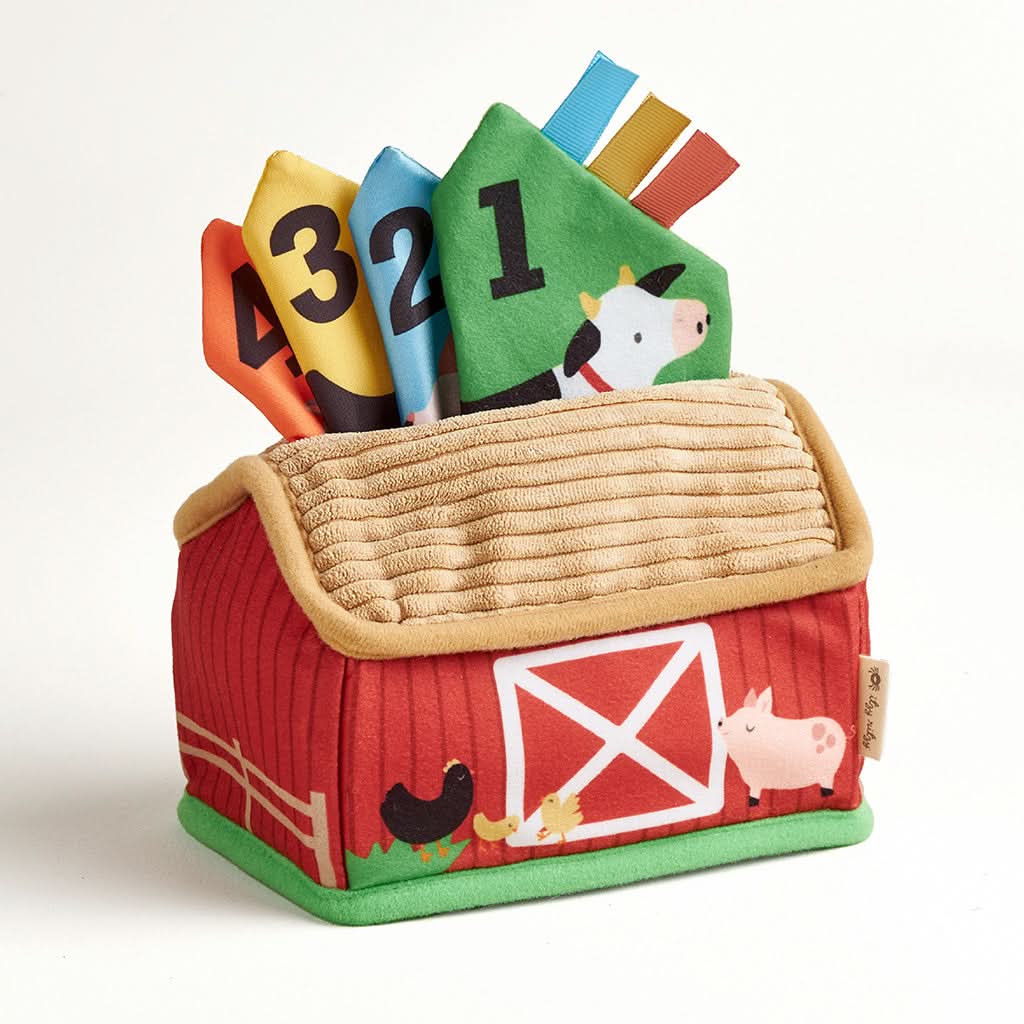 Farm Friends Itzy Sensory Scarves™ Pull-And-Take Toy