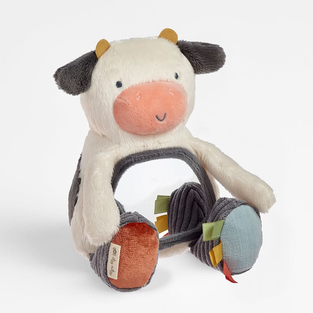Cow Itzy Bitzy Mirror™ Sensory Tummy Time Mirror