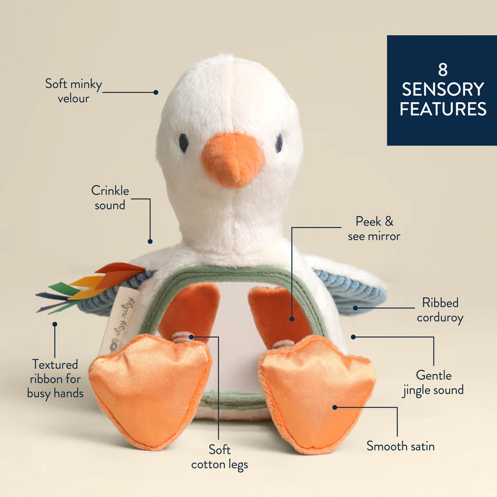 Gracie Goose Itzy Bitzy Mirror™ Sensory Tummy Time Mirror