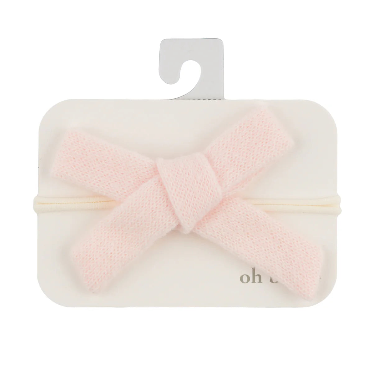 Sweater Knit Bow on Nylon Headband