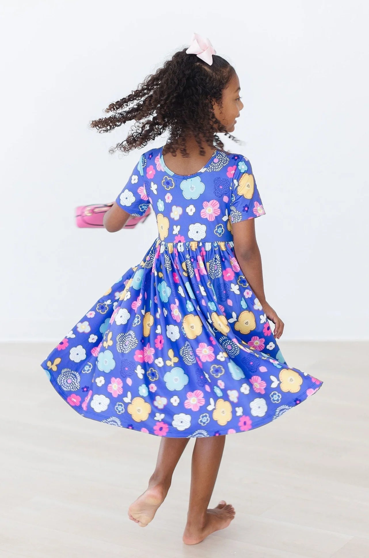 Floral Frenzy Pocket Twirl Dress