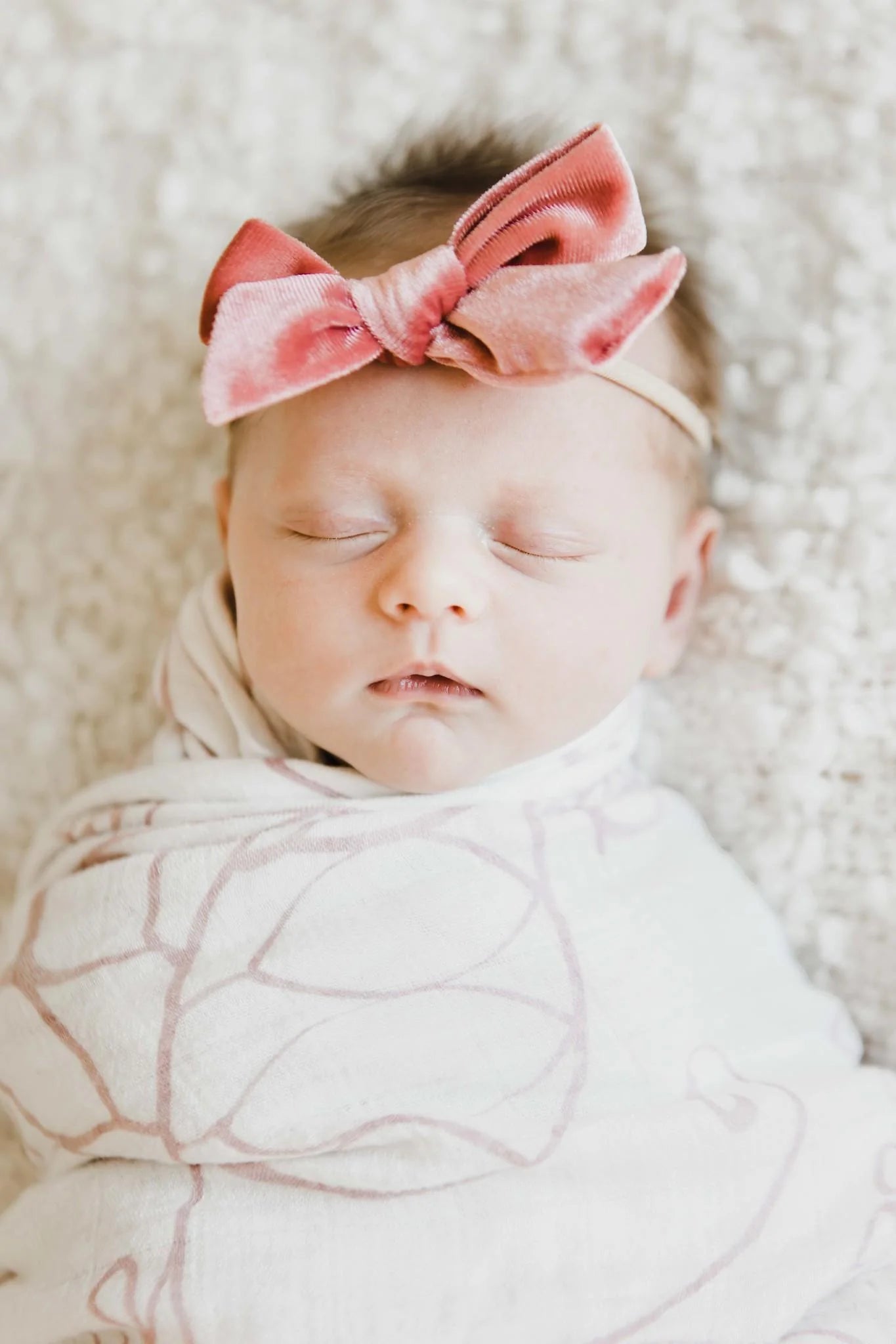 Velvet Bow Headband