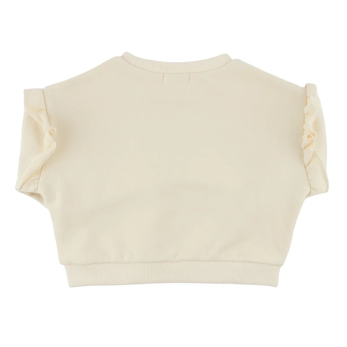 'Grandma Loves Me' Ruffle Slouch Sweatshirt