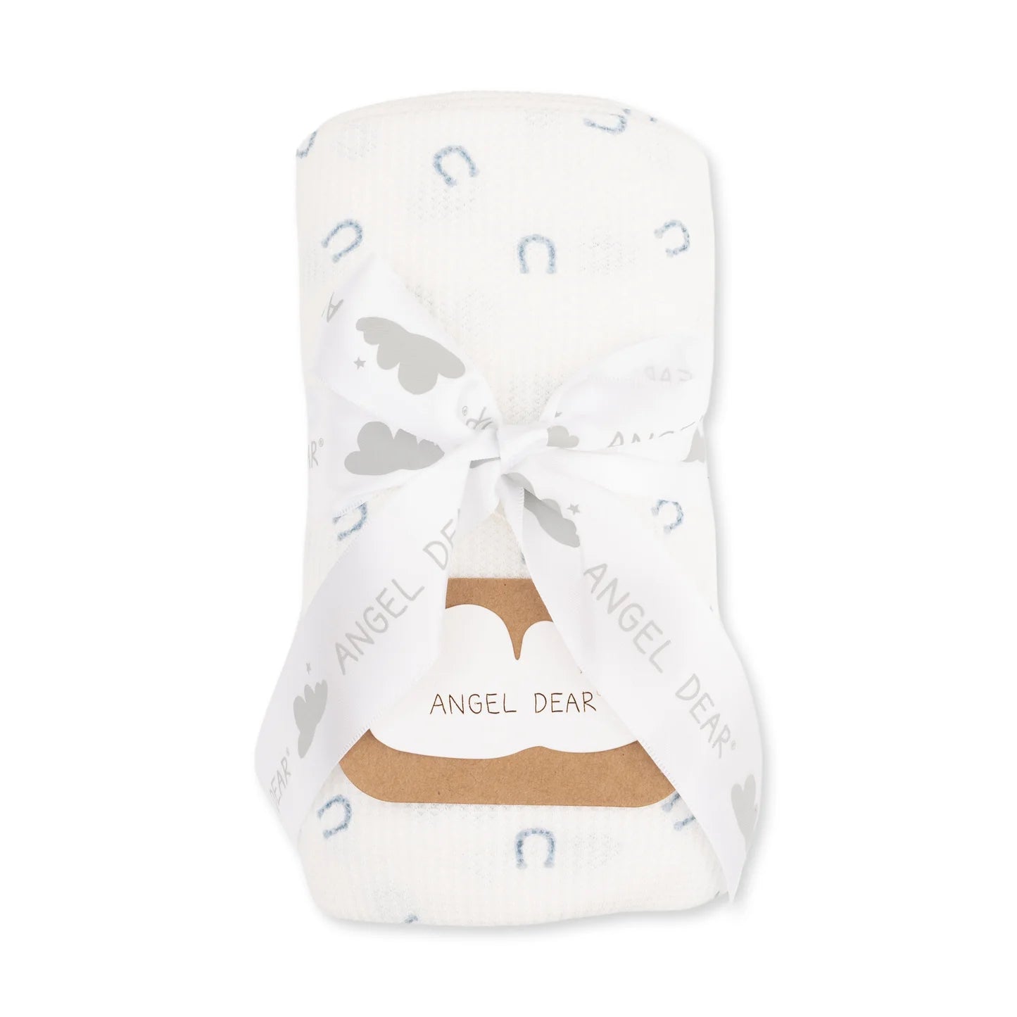 Little Blue Horseshoes Swaddle Blanket