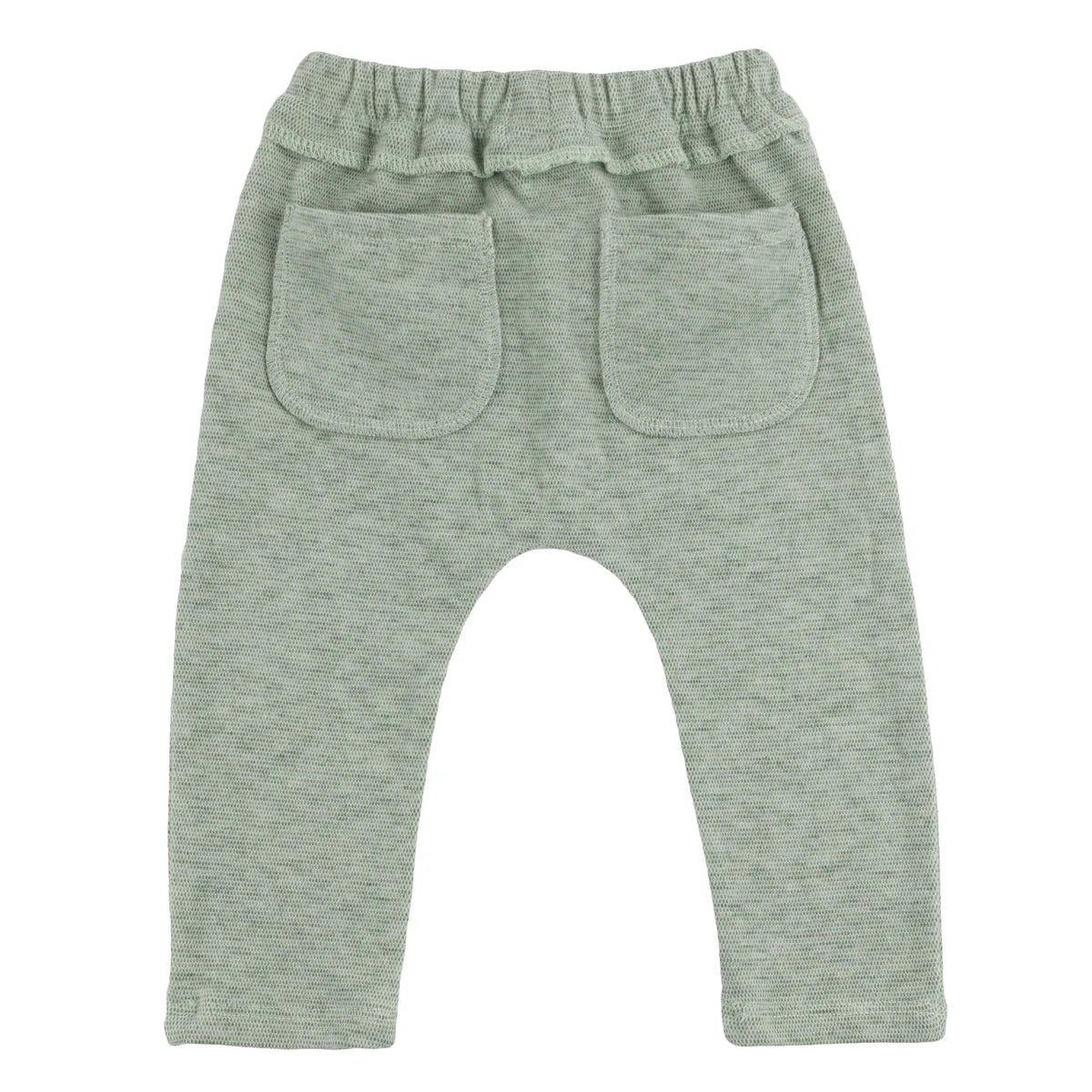 Spruce green baby jogger sweatpants with drawstring waist