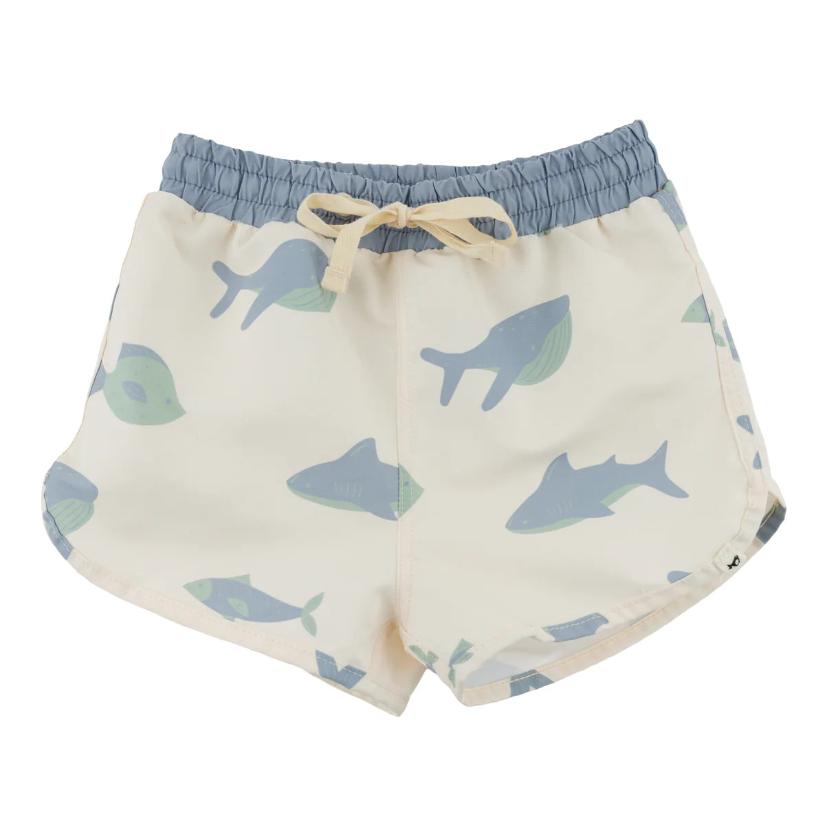 Fish Print Malibu Board Short