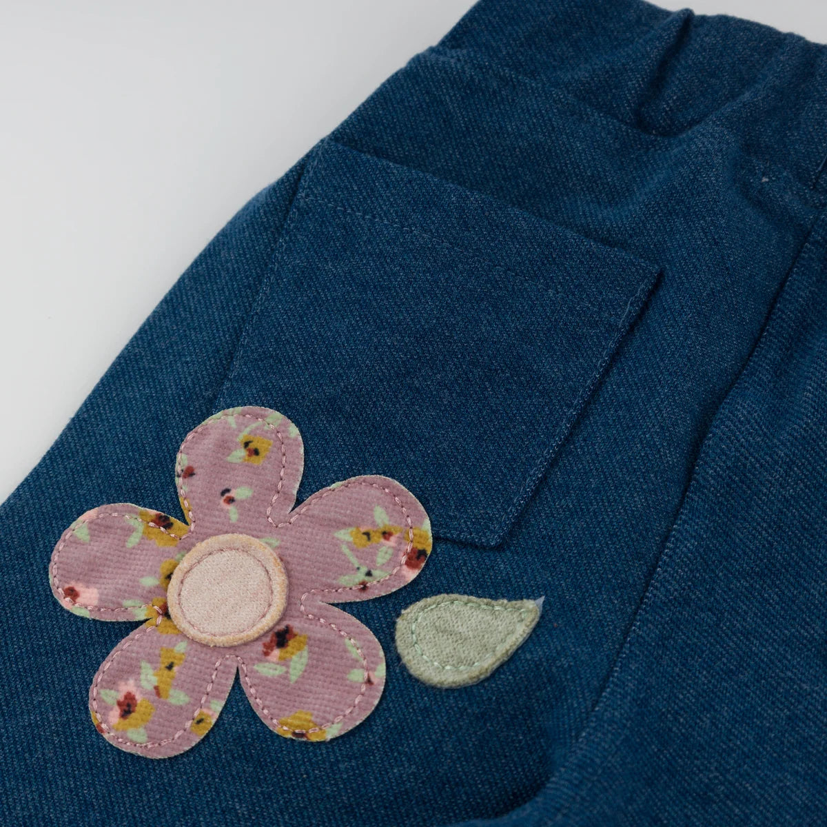 Autumn Legging in Harvest Bloom Daisy | Dark Wash