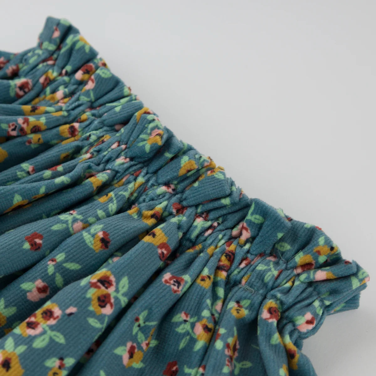 Flora Skirt in Harvest Bloom | Teal