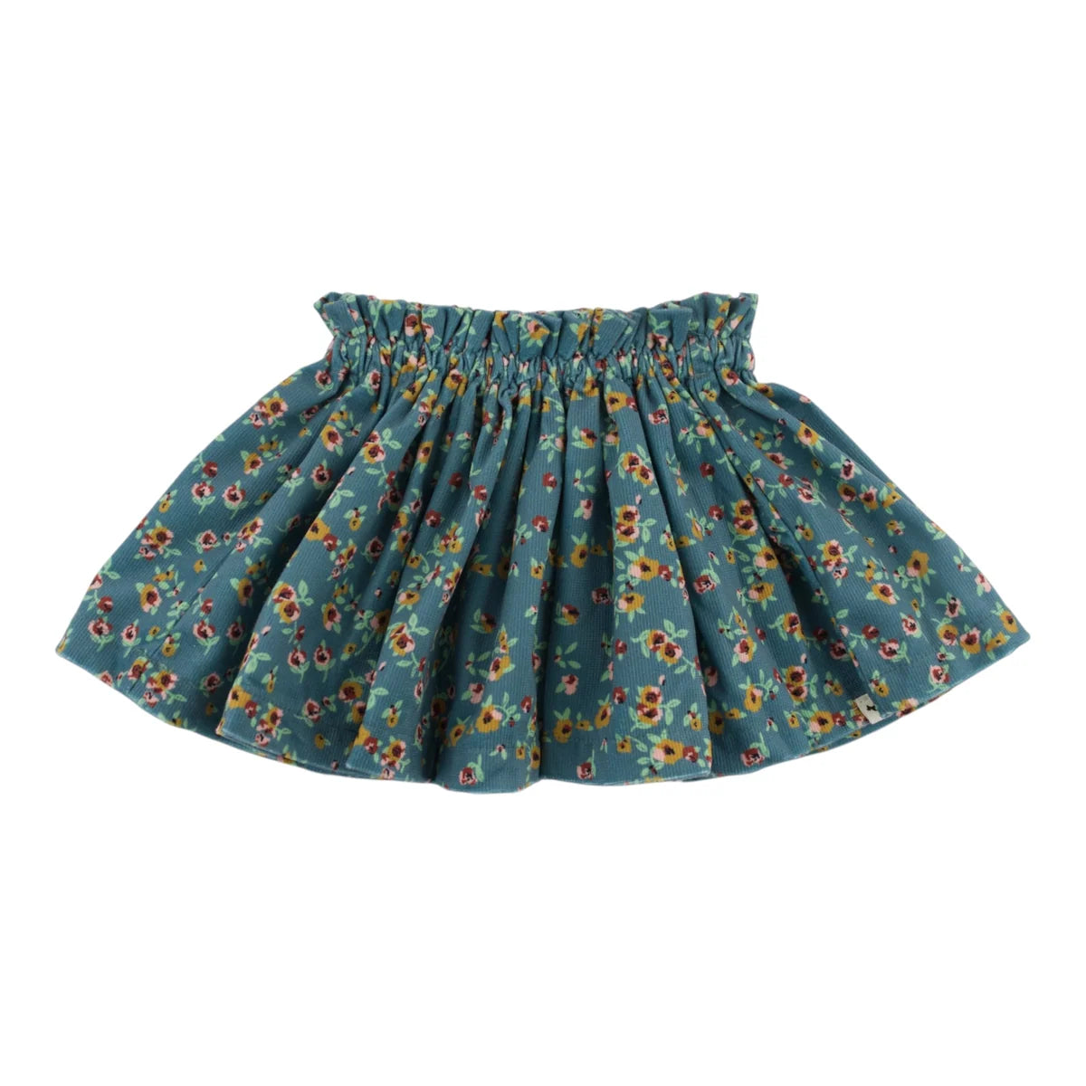 Flora Skirt in Harvest Bloom | Teal