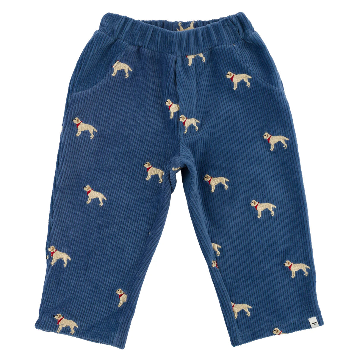 Lab Embroidered Corduroy Jeans