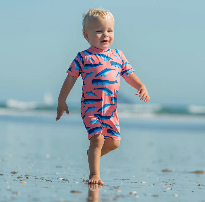 Whale Tail Baby One-piece Swimsuit