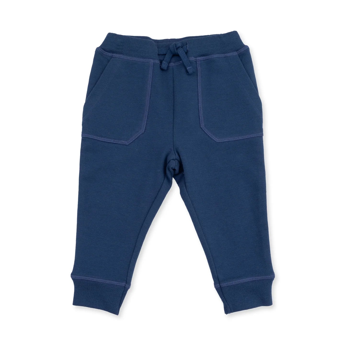 Solid Blue Jogger Pant