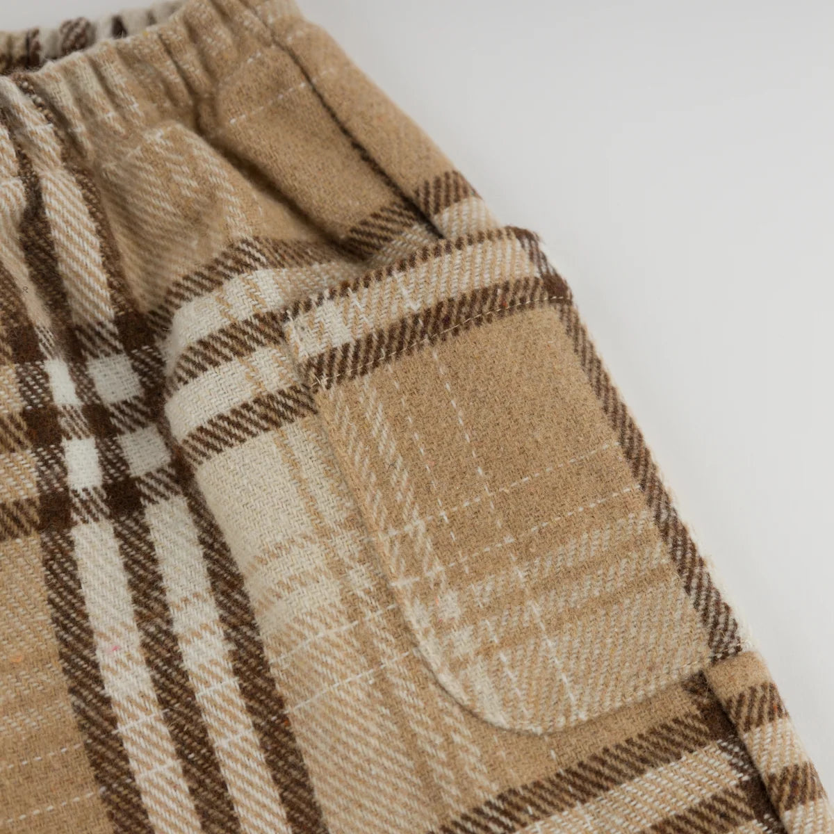 Side Pocket Pant in Plaid | Shortbread