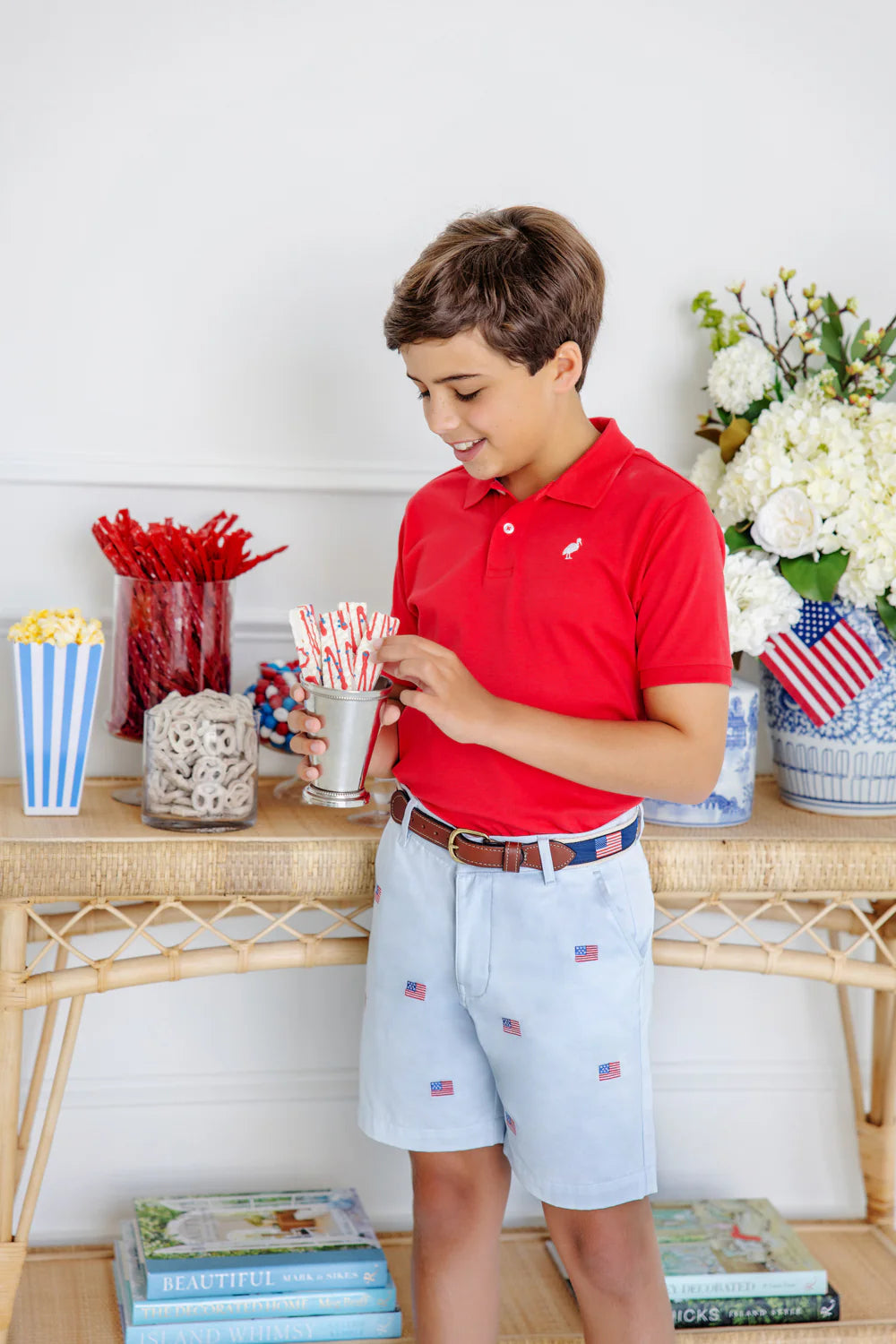 Boys USA Flag Shorts