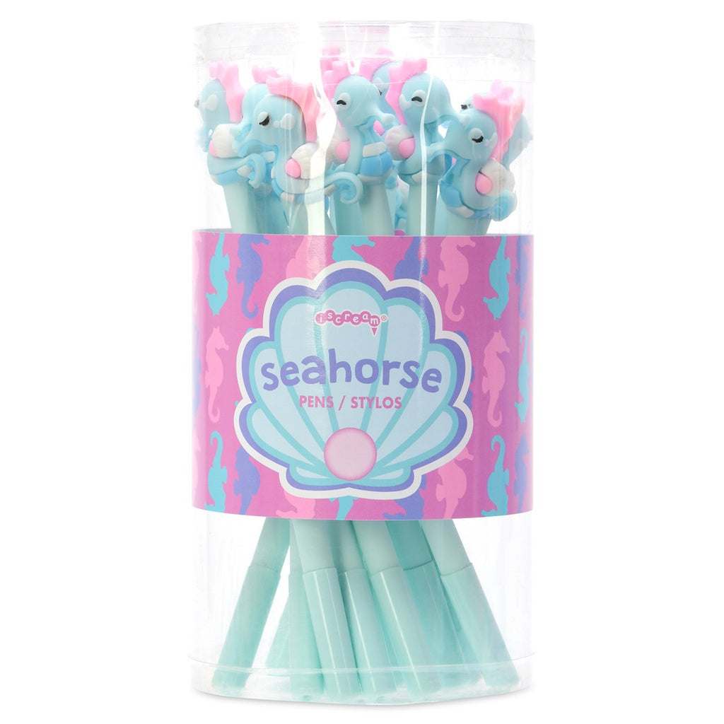 Blue & Pink Seahorse Pen
