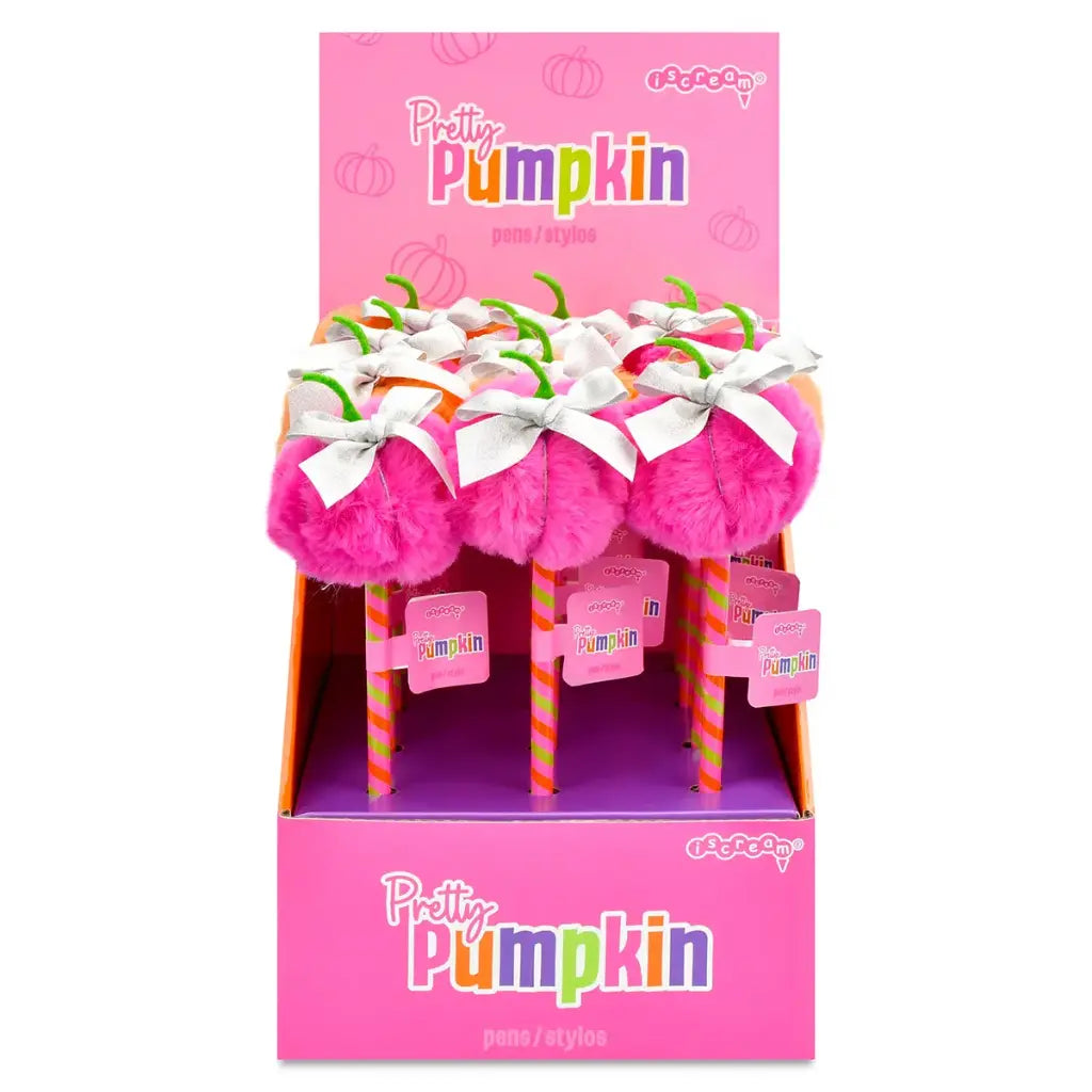 Pretty Pumpkin Plush Pens