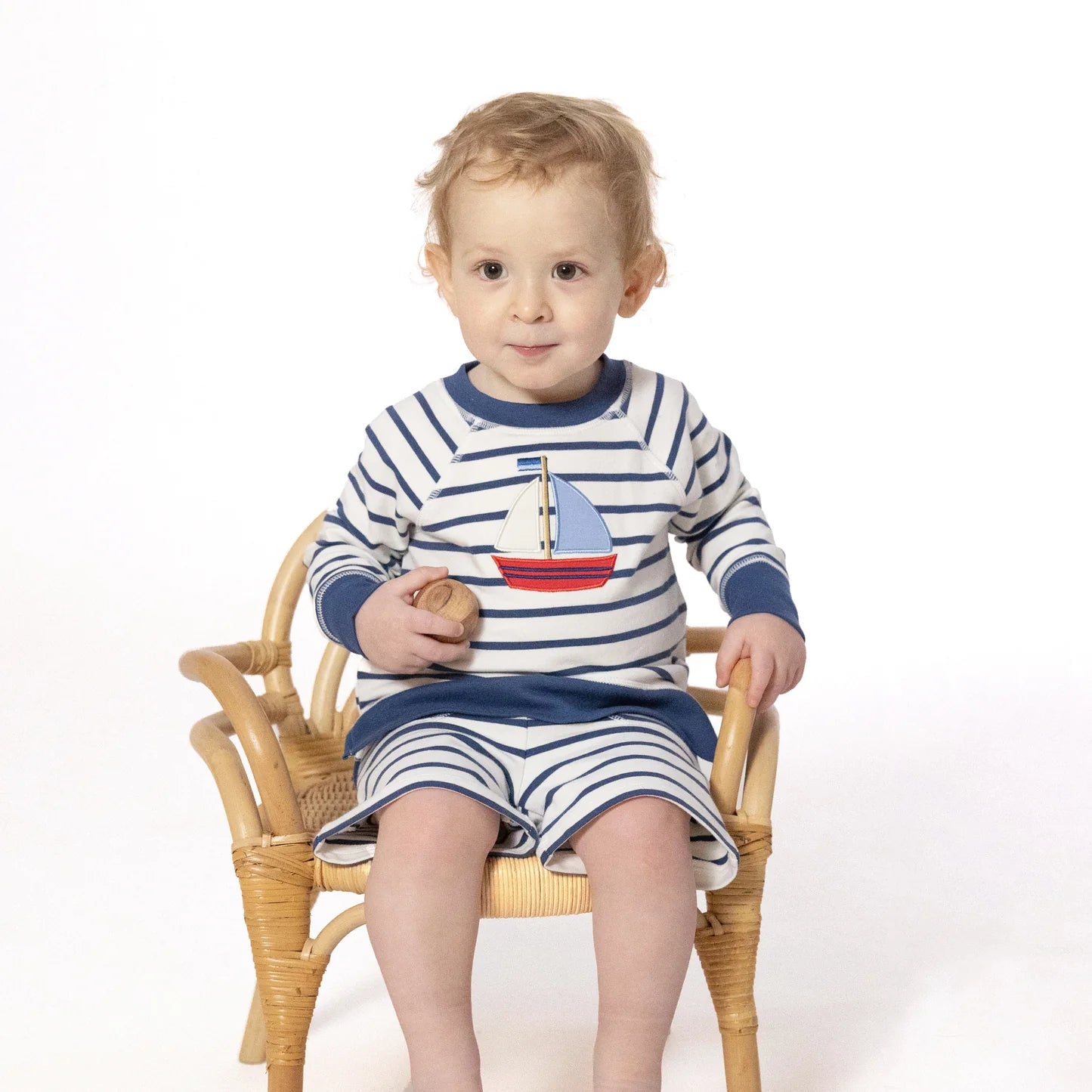 Bubbly Sailboats Raglan Sweatshirt
