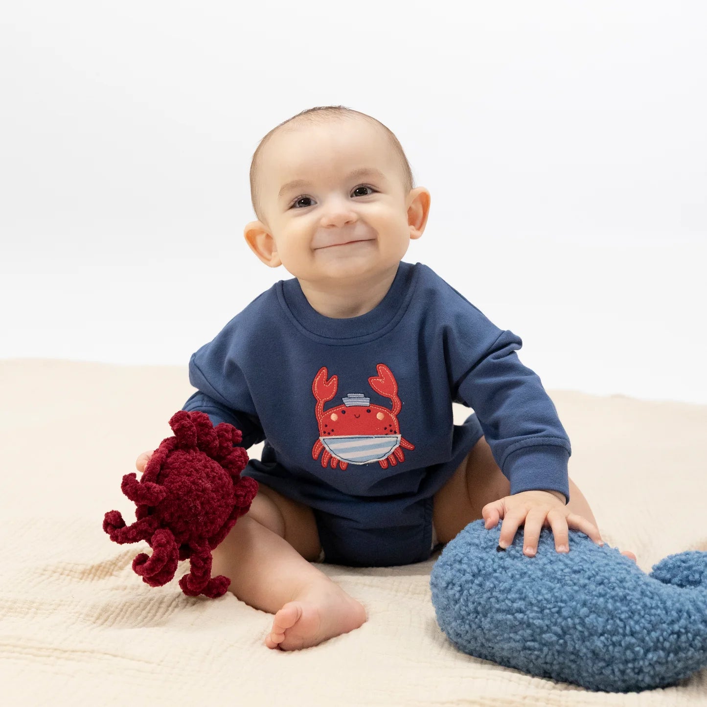Sailor Crab Sweatshirt Bubble