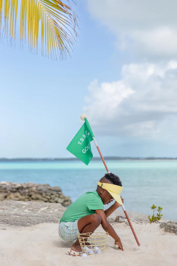 Gibson Island Green Seersucker Sheffield Shorts