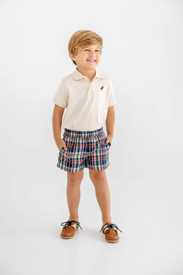 Oatmeal Prim & Proper Polo and Onesie