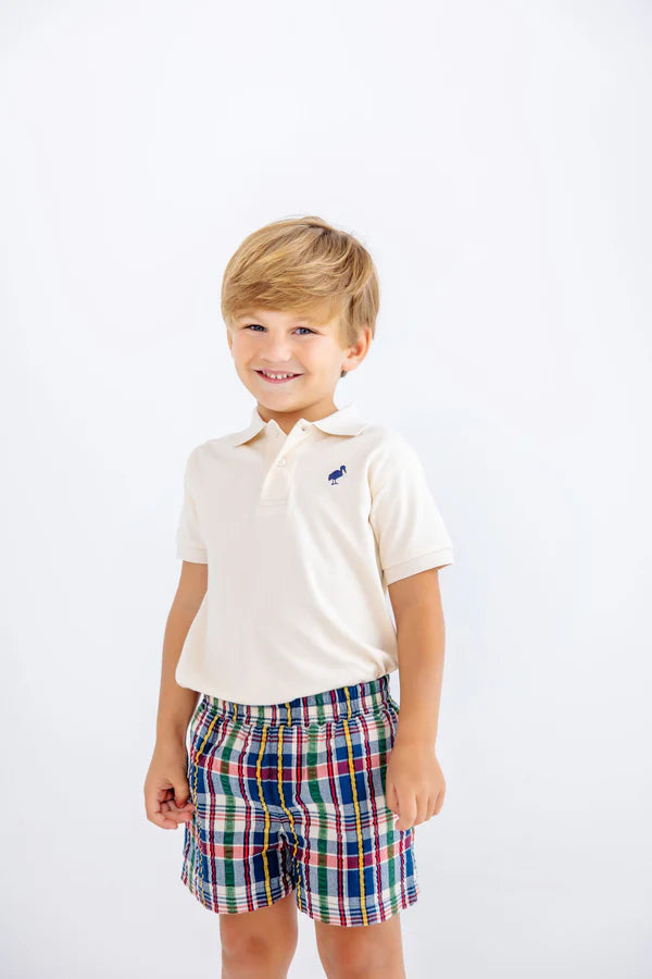 Oatmeal Prim & Proper Polo and Onesie
