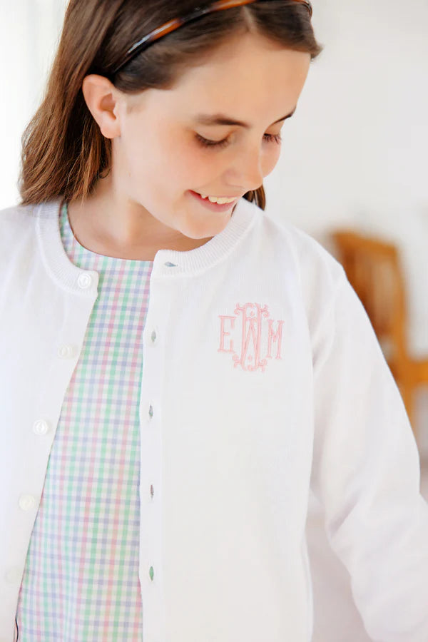 Cambridge Cardigan with Pearlized Buttons