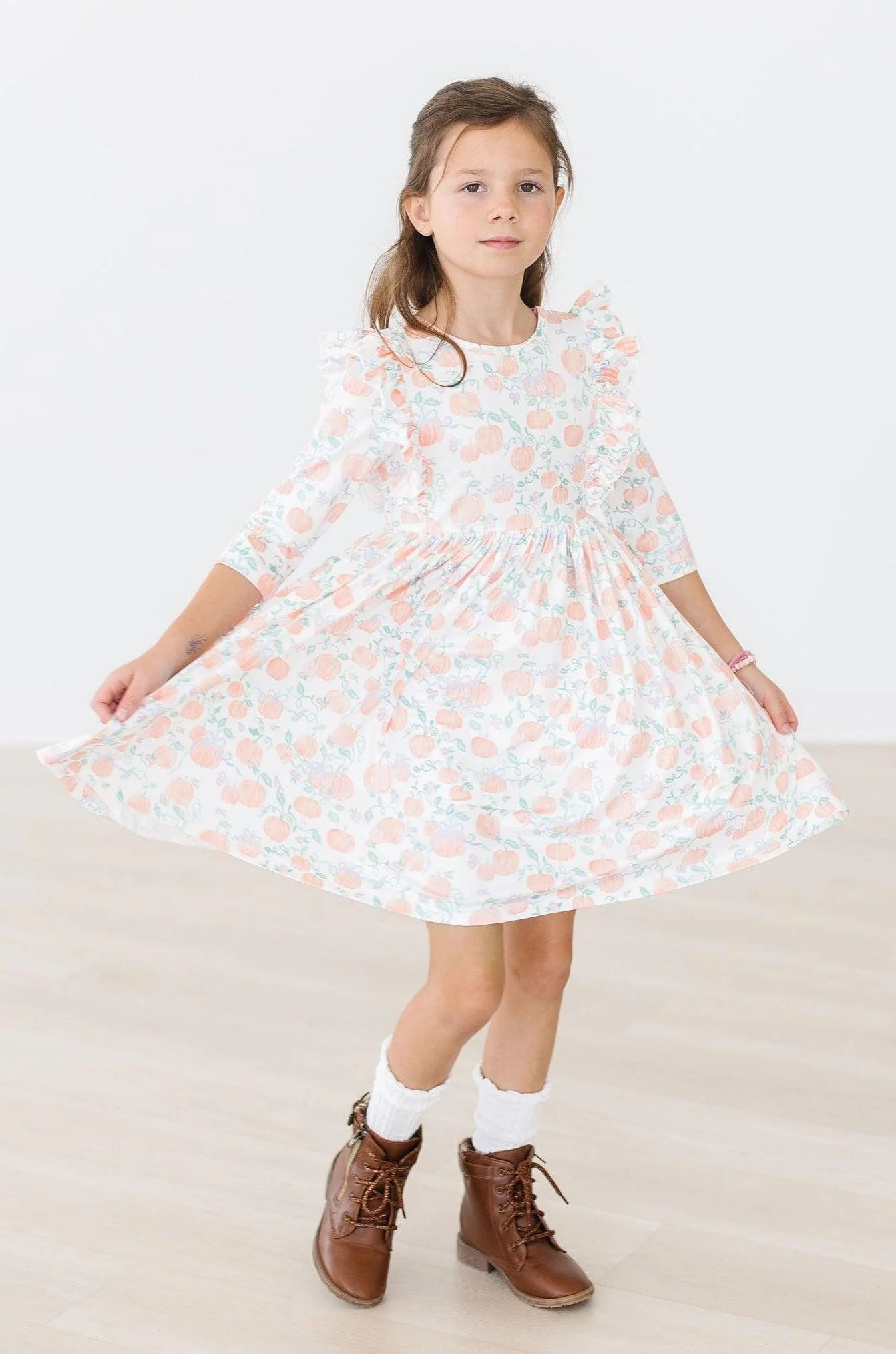 Pretty Pumpkins Pocket Twirl Dress