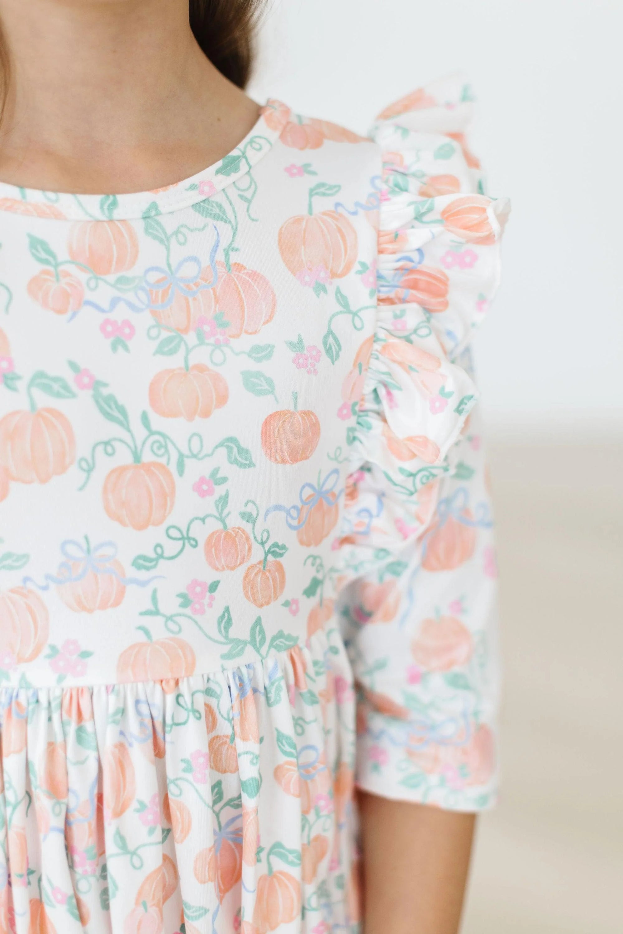 Pretty Pumpkins Pocket Twirl Dress