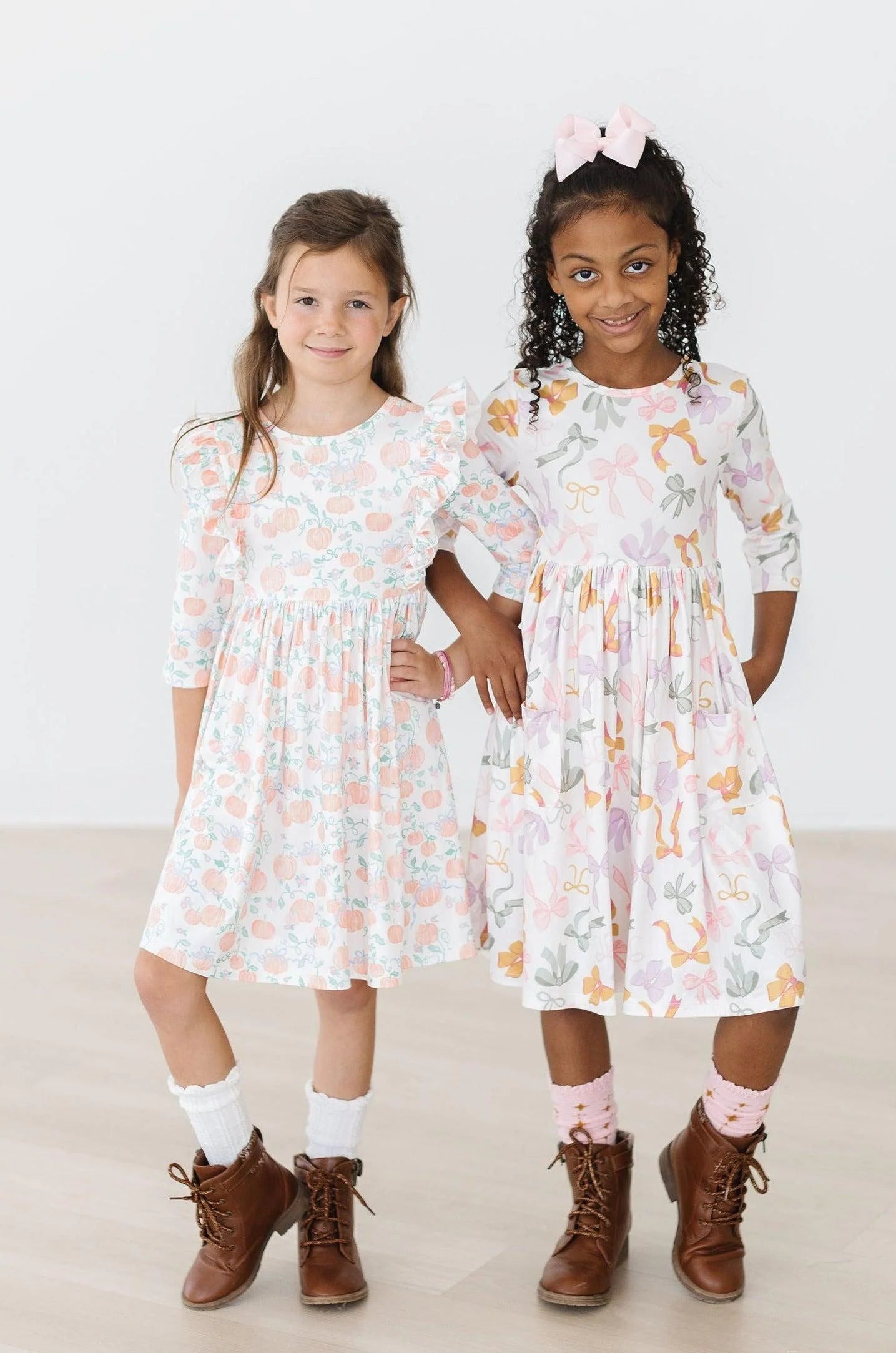 Pretty Pumpkins Pocket Twirl Dress