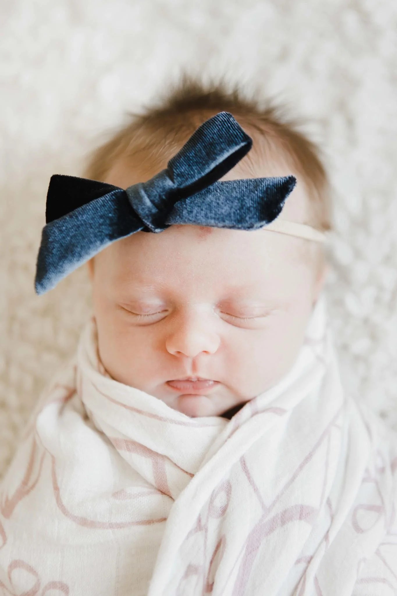 Velvet Bow Headband