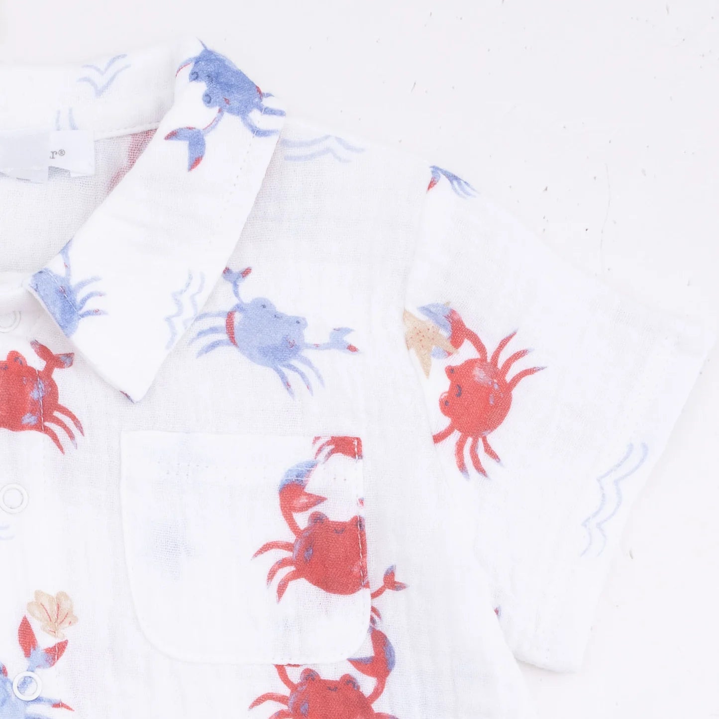 Maryland Crab Polo Button Up with Everyday Short
