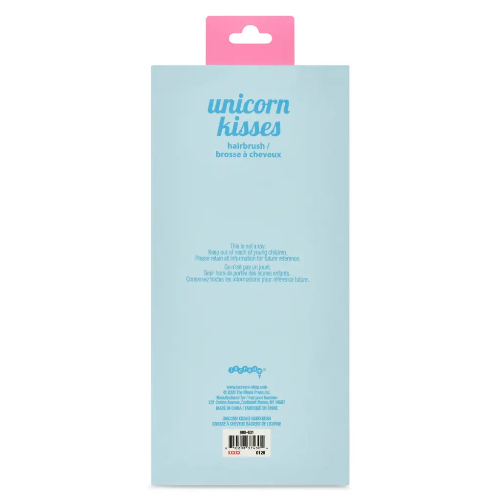 Unicorn Kisses Hair Brush