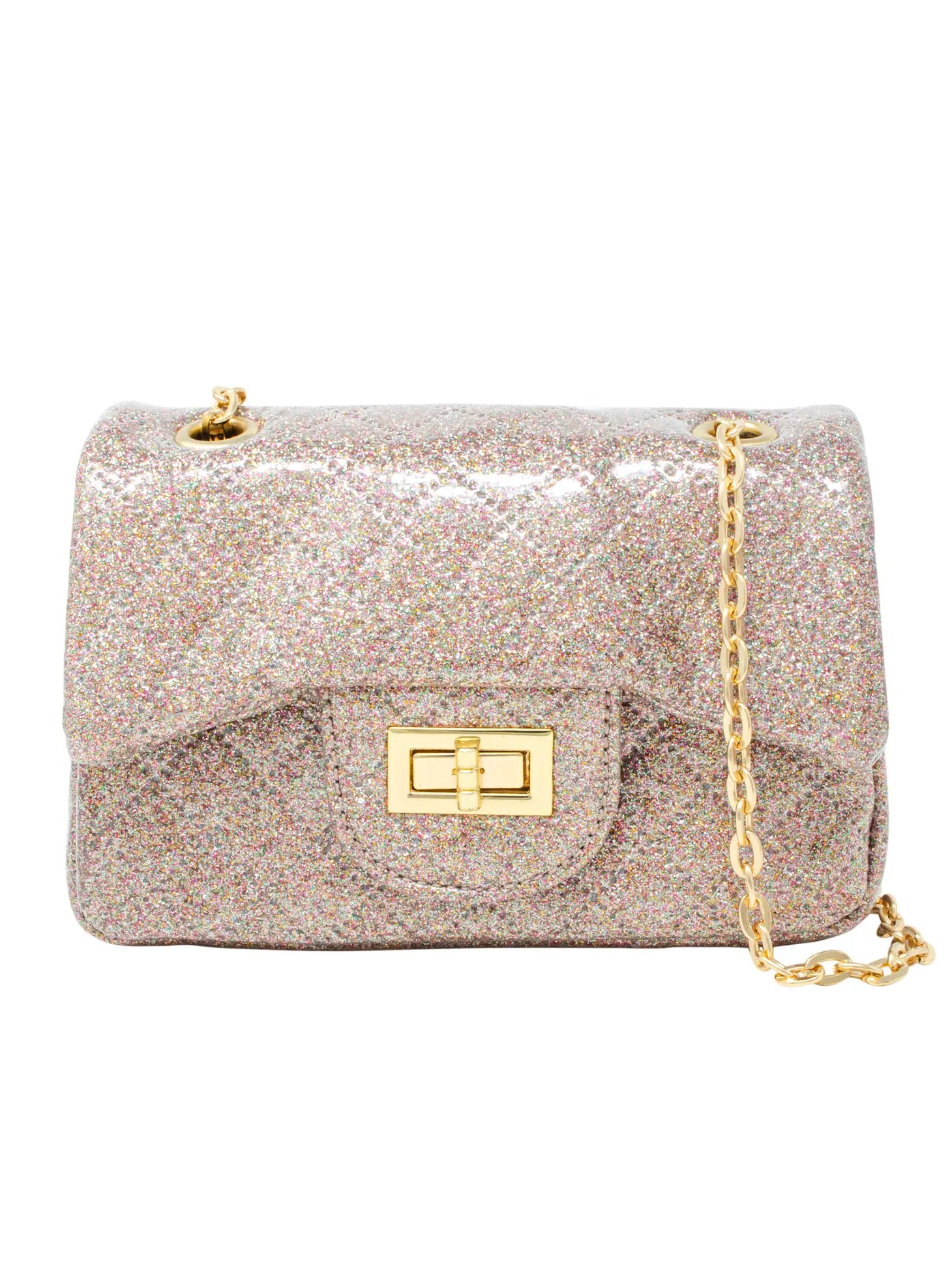 Classic Quilted Sparkle Mini Bag