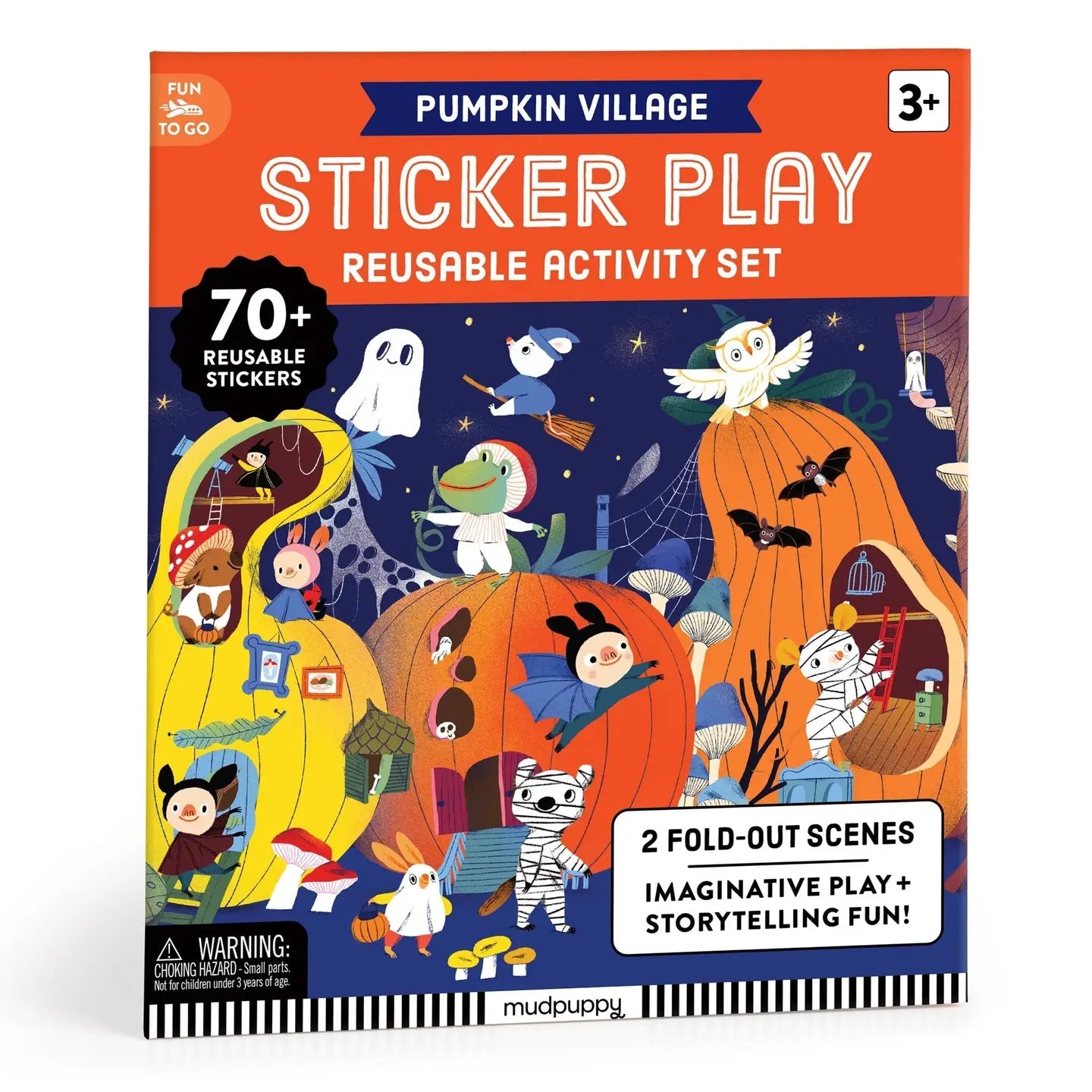 Pumpkin Village Sticker Play Reusable Activity Set