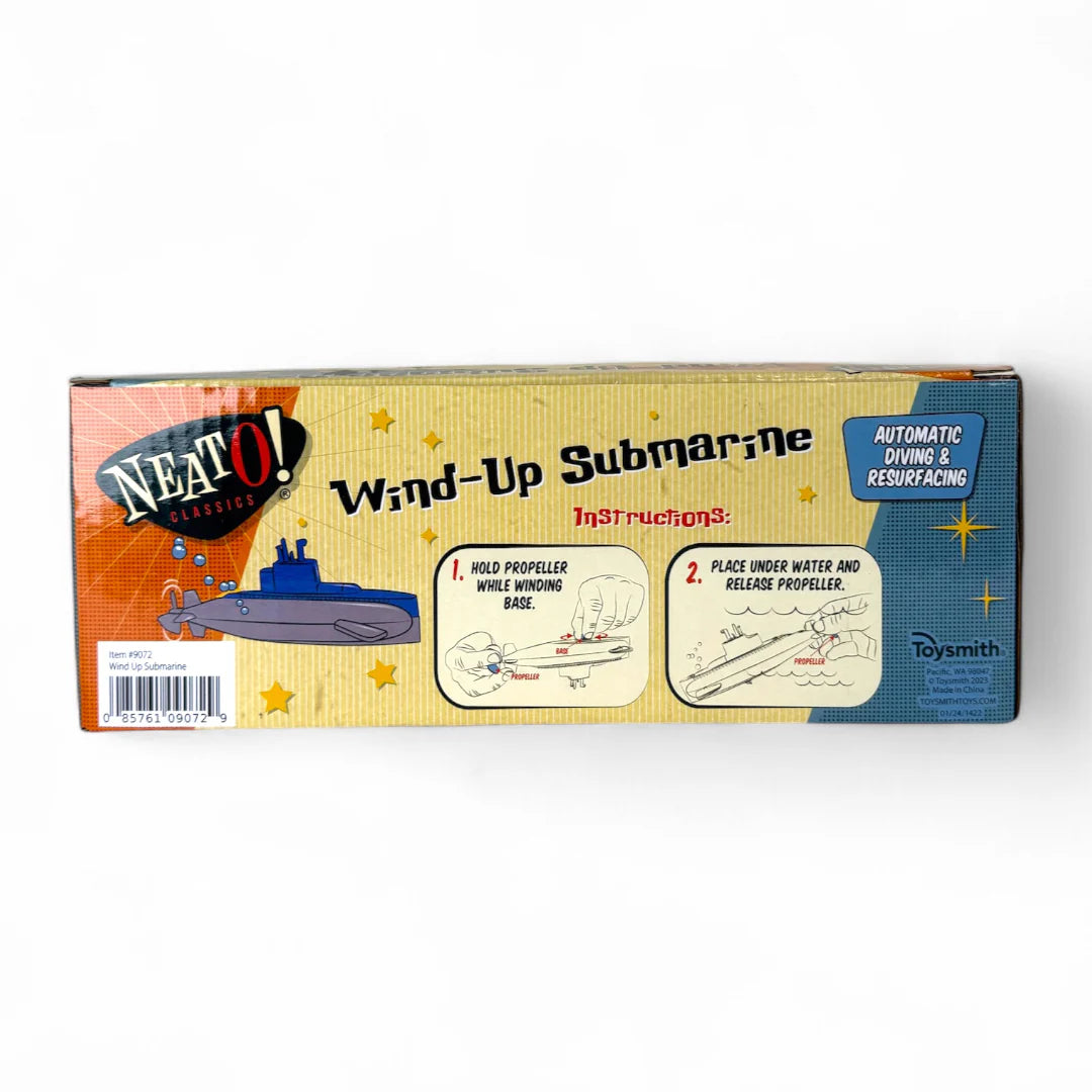 Neato! Wind up Submarine