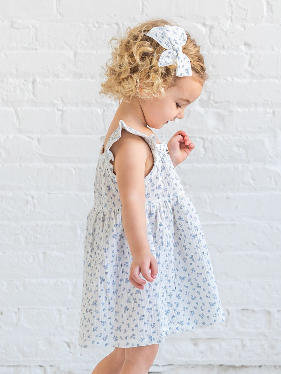 Maisy Muslin Ruffle Strap Dress