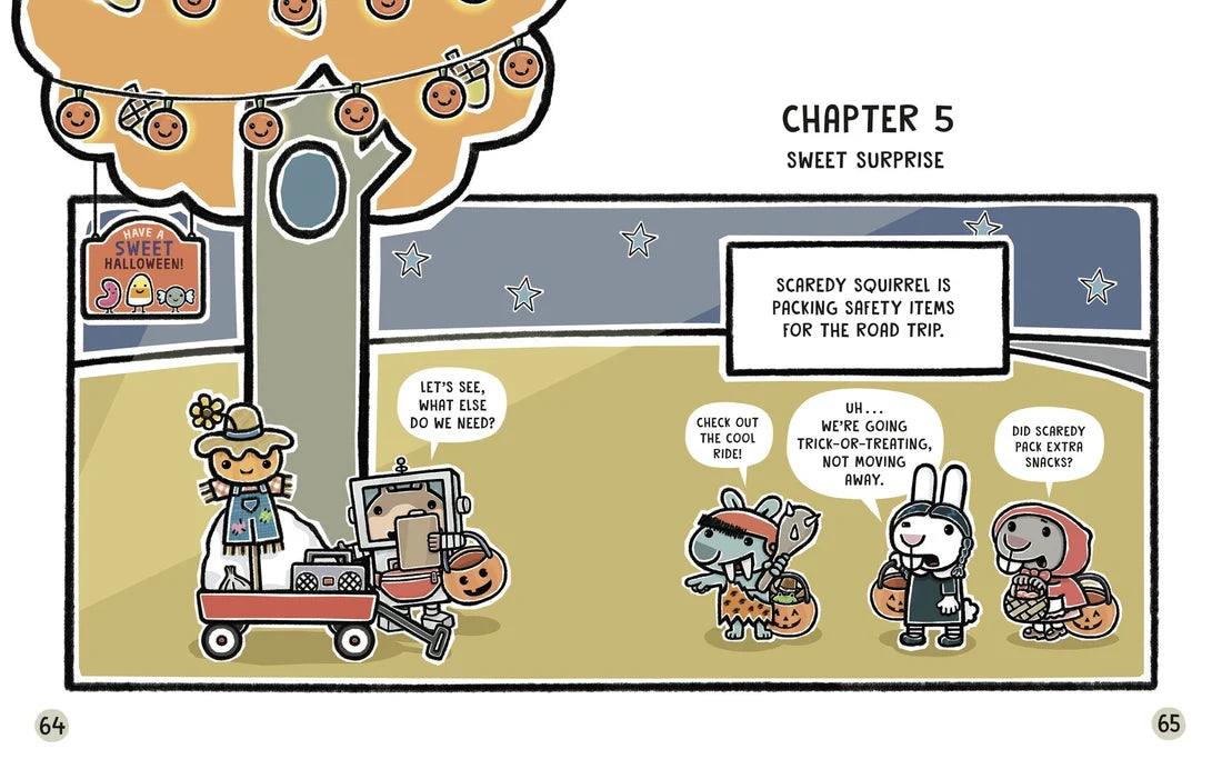 Scaredy Squirrel Scared Silly: (A Graphic Novel for 6-9 Years Old)