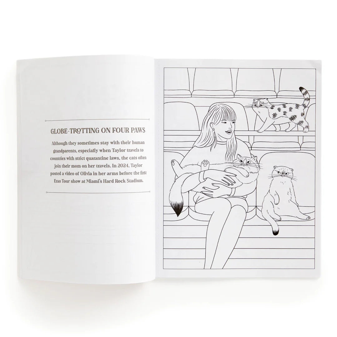 Karma is Three Cats Coloring Book