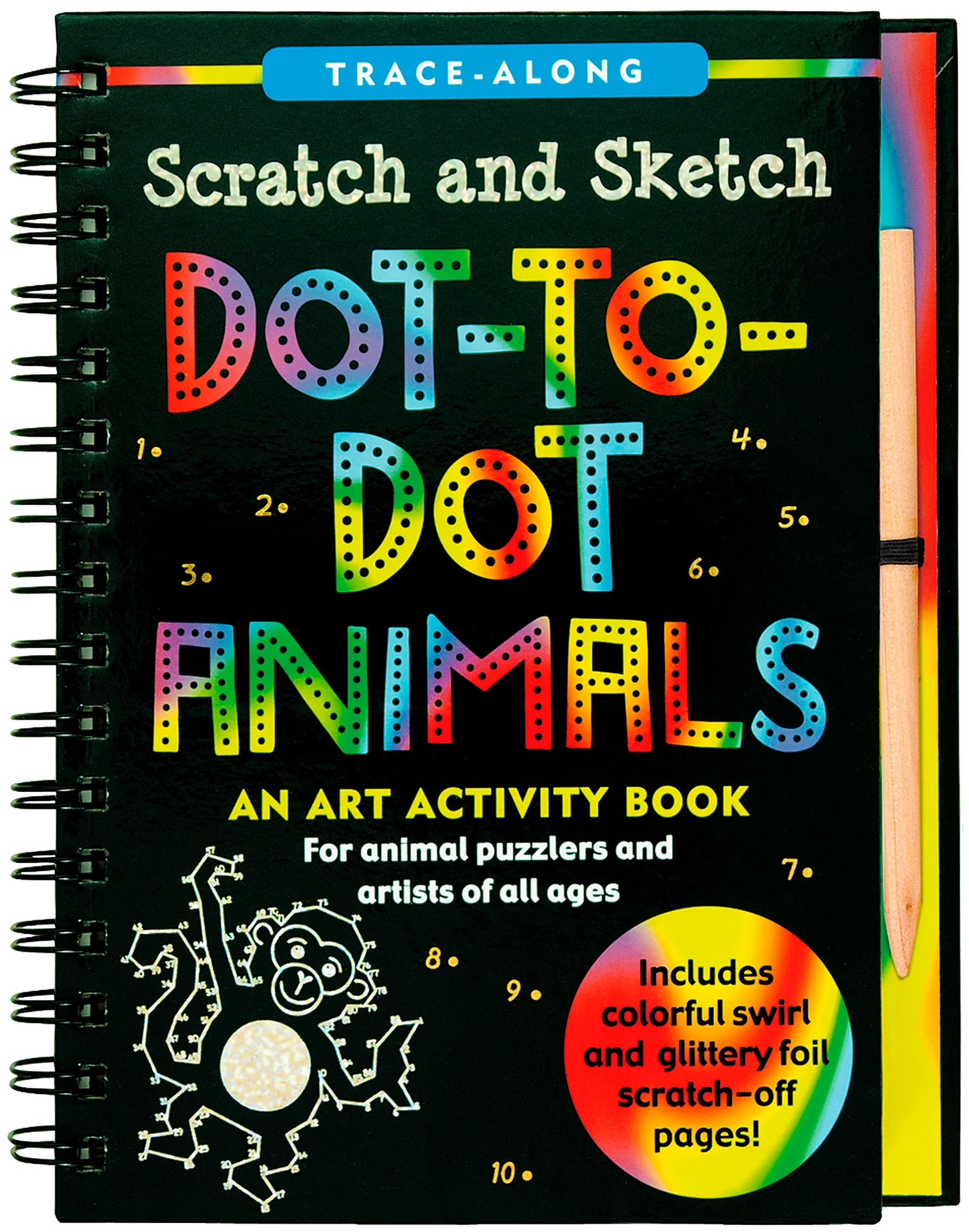 Dot-to-Dot Animals Scratch and Sketch