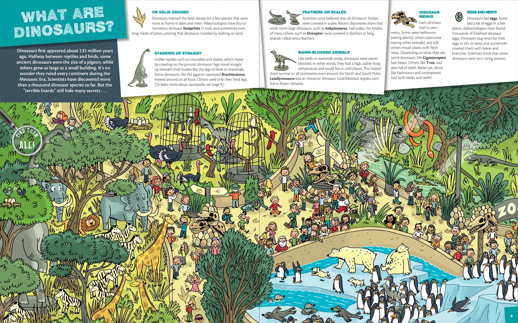 Dinosaurs Seek and Find Activity Book
