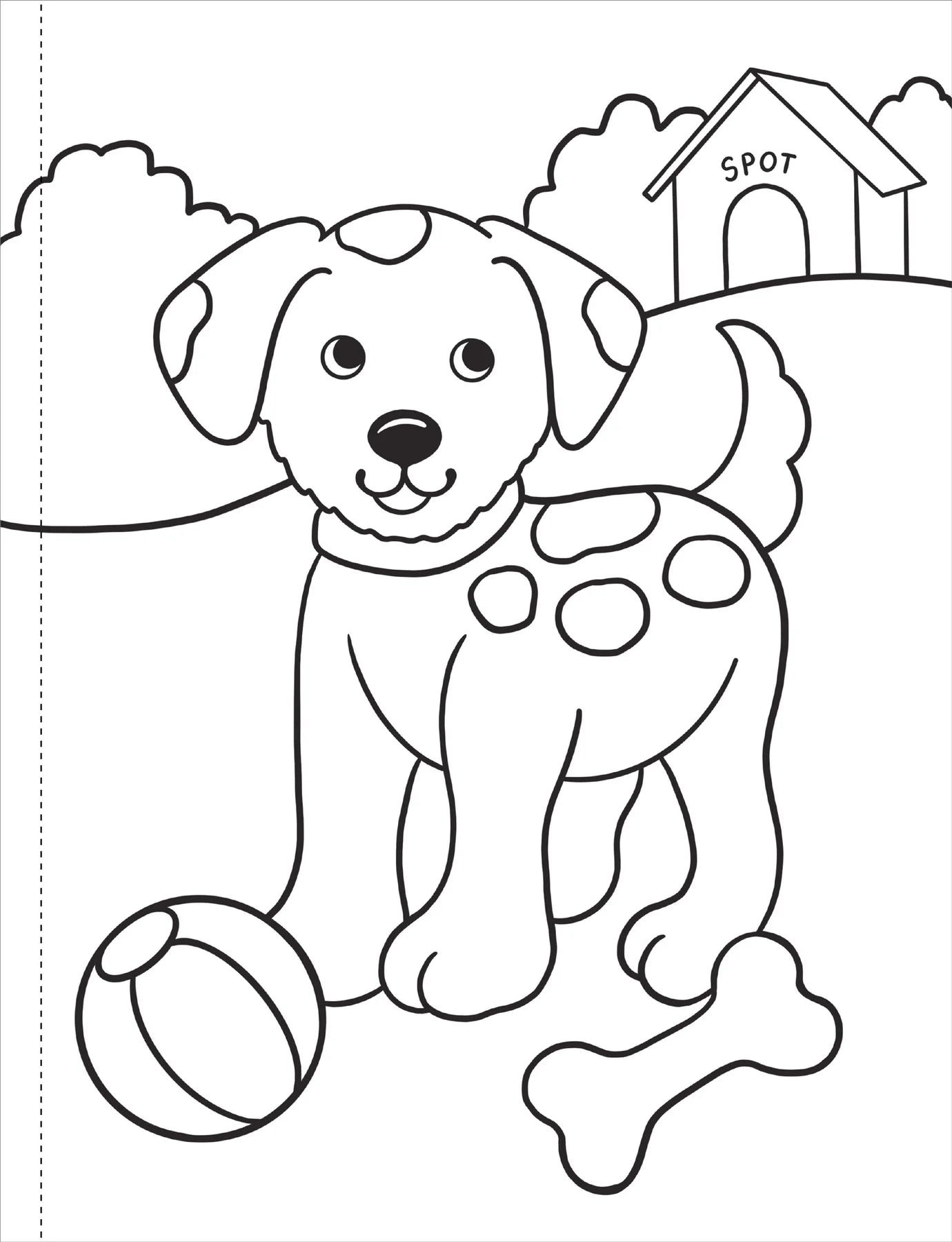 Animals! First Coloring Book