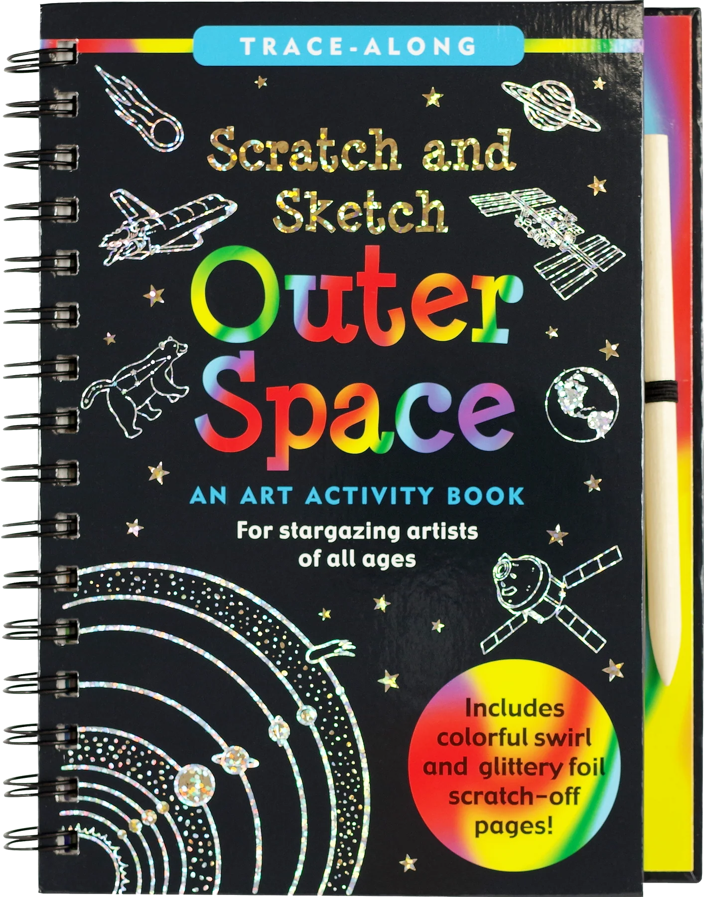 Outer Space Scratch and Sketch